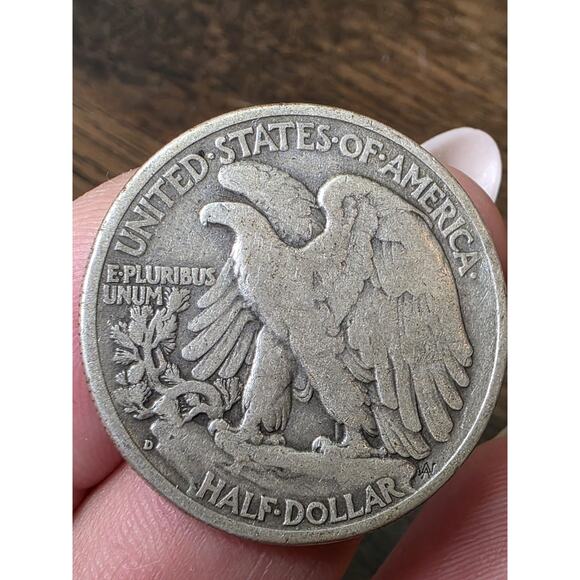 1939-D Walking Liberty Half Dollar, Extra Fine+ Circulated Coin, Store 5 - Picture 13 of 16